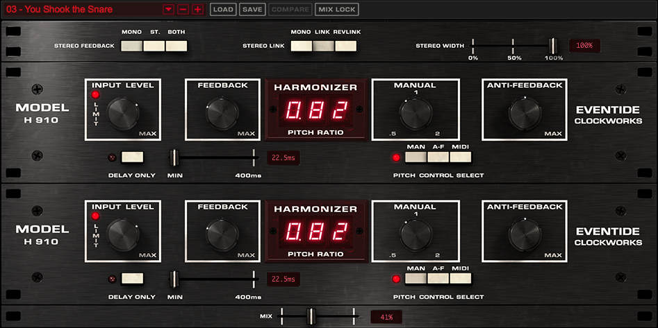 H910 Harmonizer - Eventide - 製品情報 | TACSYSTEM